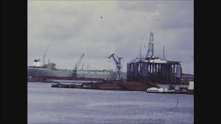 Super 8 Havnelangs i Stavanger 1968 / Portside in Stavanger Norway 1968