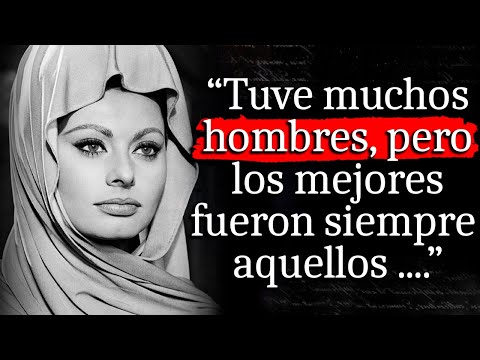 Vídeo: 20 frases espirituosas de Sophia Loren