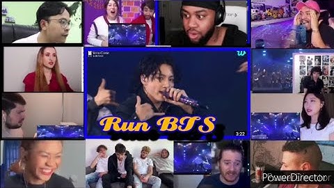 BTS Run BTS Live Performance Reaction Mashup