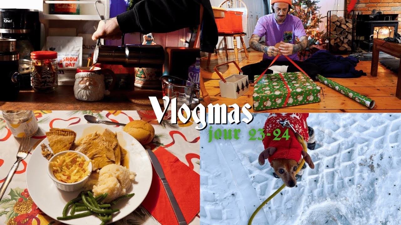 vlogmas #23-24 🎄 Je me prépare pour deux soupers du temps des fêtes!