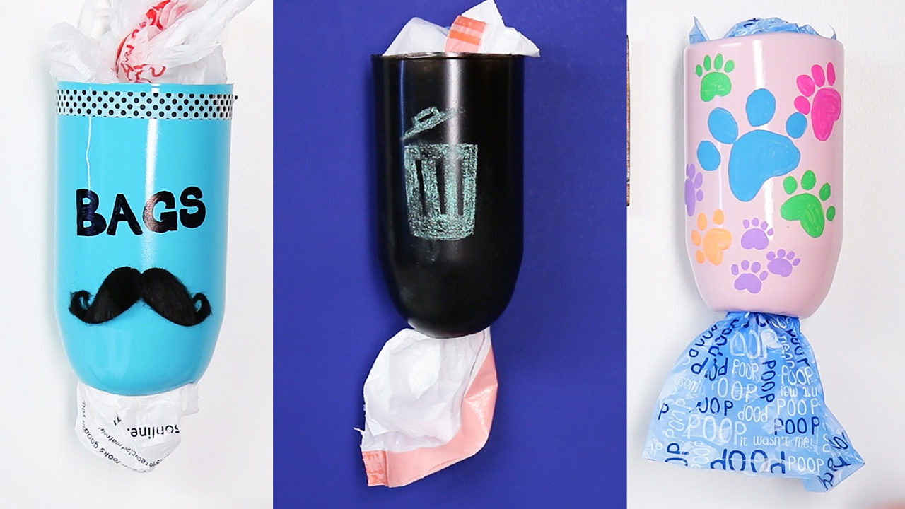 DIY Decorative Plastic Bag Storage Dispenser » Thrifty Little Mom