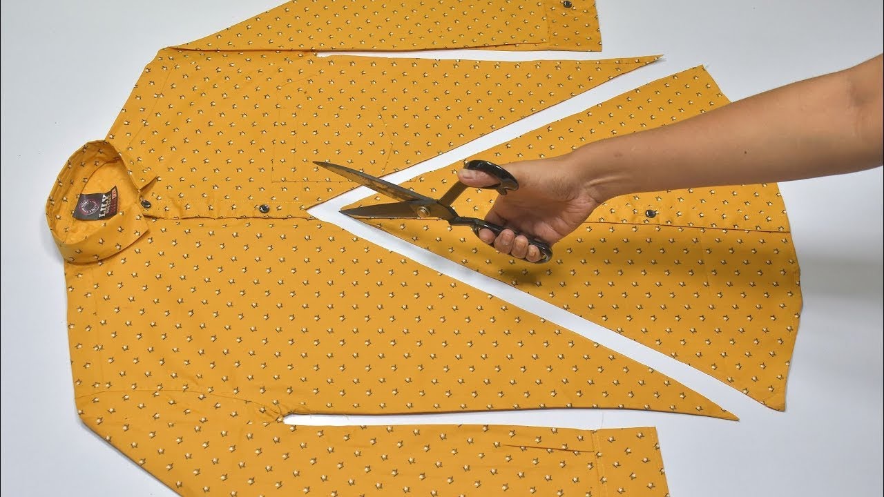 10 BEST SHIRT REUSE IDEA! LOOK ATTRACTIVE IN SCHOOL & COLLEGE!