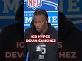 Davison Igbinosun Hypes Up Ohio State Cornerback Devin Sanchez  #ohiostatefootballrumors