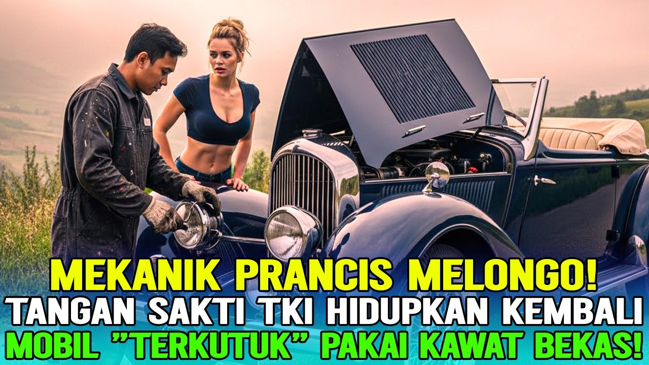 GAK MASUK AKAL‼️ TKI HIDUPKAN MOBIL BALAP MATI 30 TAHUN PAKAI KAWAT BEKAS!