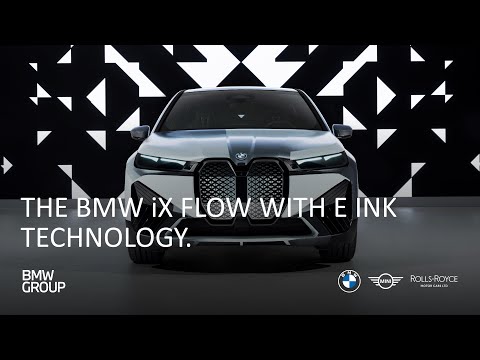 The BMW iX Flow featuring E Ink - Magical Exterior Colour-Change