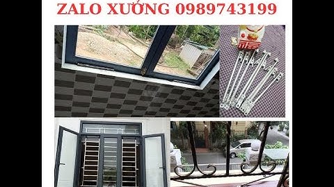 Hướng dẫn lắp thanh hãm gió cửa sổ nhôm