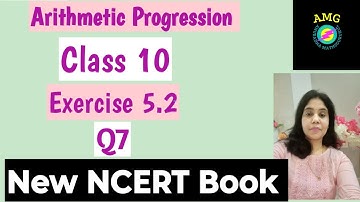 Arithmetic Progression | Ex 5.2 Q7 | Chapter 5 | Class 10 Maths | NCERT