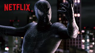 闇堕ち？ - ブラック・スパイダーマン覚醒の瞬間🕷️ | スパイダーマン3 | Netflix Japan