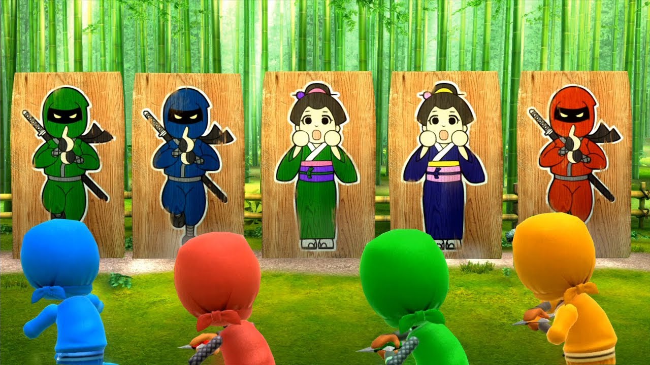 Wii Party U Minigames - Player Vs Alice Vs Haixiang Vs Xiao-Tong