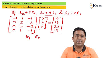 Problem 1 Based on Non homogeneous Consistency in Equation