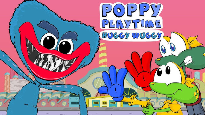 Sapo Brothers: Poppy PlayTime! Mommy Long Legs em Desenho Animado, com  Huggy Wuggy e Kissy Missy – Sapo Brothers
