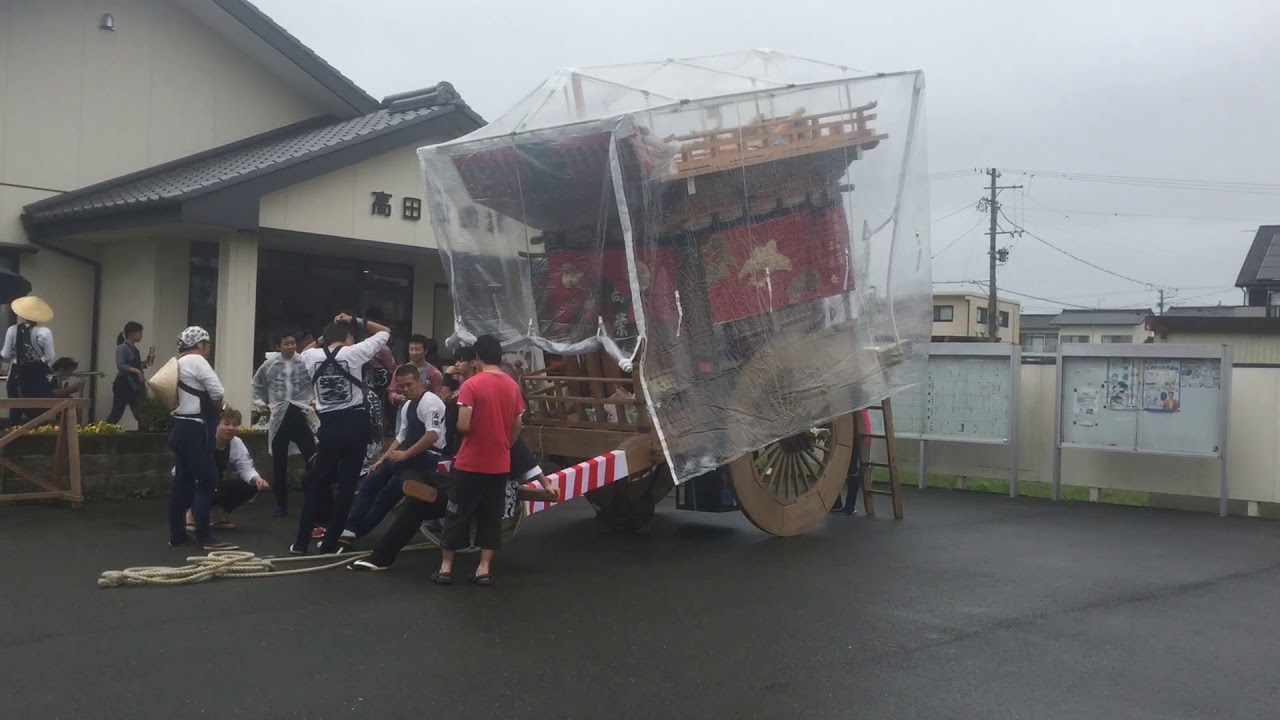 掛川市高田区祭典 令和制定曳き廻し Youtube