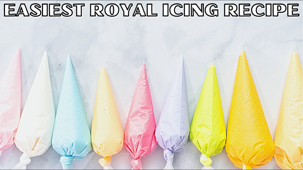 How To Make Royal Icing Quick And Easy - YouTube