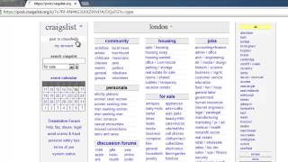How to Write a Post in Craigslist
