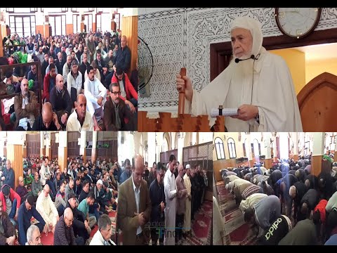 صلاة الجمعة الثالثة برمضان بمسجد محمد الخامس بالناظور