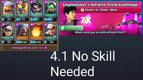 Legendary 7X Elixir Challenge/Undefeated Deck