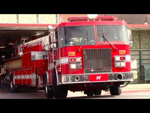 LAFD Light Force 98 Responding