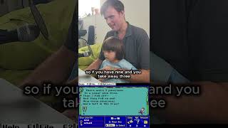 teaching my son math with old DOS computer games