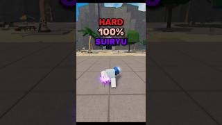 HARD 100% SUIRYU COMBO #roblox #shorts #viral