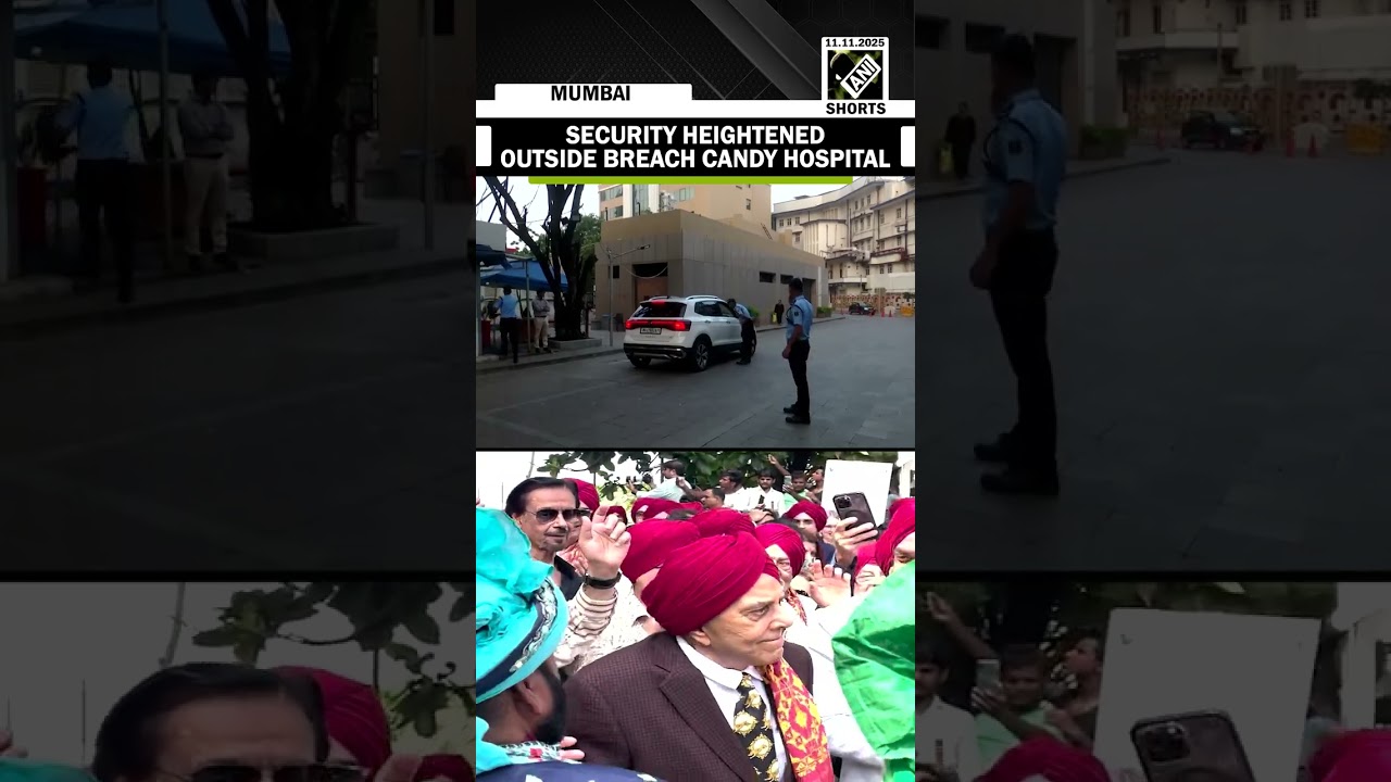 Security heightened outside Breach Candy Hospital where actor Dharmendra is admitted
