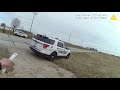 Body Camera Footage of Vehicle being Spike Striped