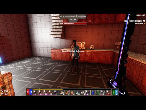 7 Days to Die-7D2D- Darkness Falls- Who's Doctor Anna? Doctor's House Call Quest