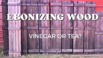 Ebonizing wood is not an exact science. Try this!