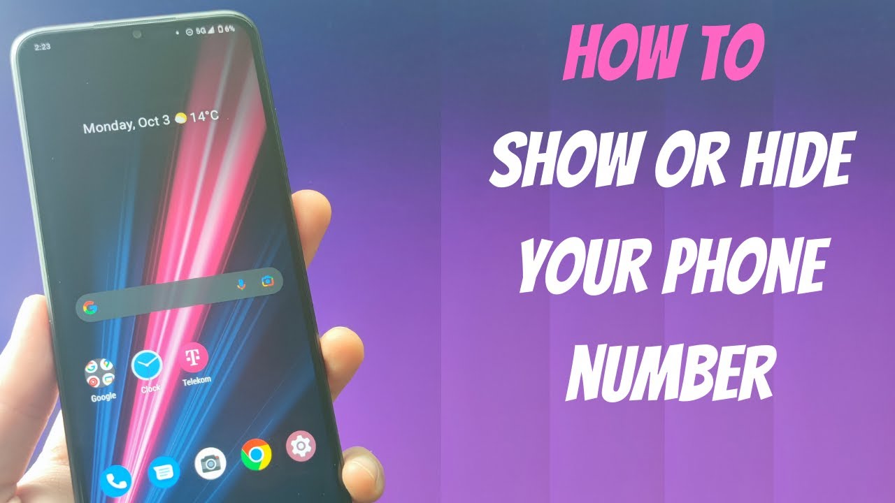 T Phone & T Phone Pro How to Show/Hide Your Phone Number When Making