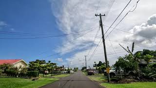 Driving On Leimamo Street In Hilo, Hawaii