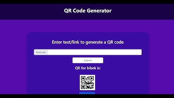 How to generate QR code in django | Nepali