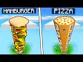 CASA ALTA PIZZA VS CASA ALTA HAMBURGER! - MINECRAFT