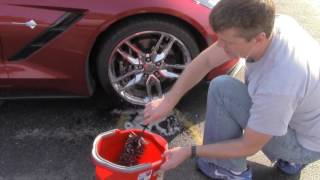 Corvette SpeedMaster Wheel brush and lug nut brush Demonstration