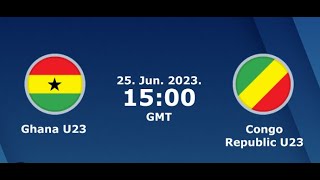 بث مباشر مباراة غانا ضد الكونغو اليوم 25-06-2023 كأس أمم أفريقيا U23  Ghana vs Congo 🔴