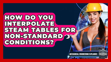 How Do You Interpolate Steam Tables For Non-standard Conditions? - Mechanical Engineering Explained