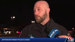 Jefferson Parish Sheriff's Office Update on Chase