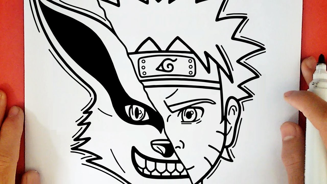 Como DESENHAR o NARUTO - Como DIBUJAR a NARUTO - How to DRAW