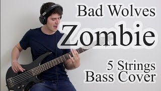 Video thumbnail of "Bad Wolves - Zombie (Bass Cover With Tab)"