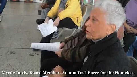 Myrtle Davis, Board Member, Atlanta Task Force for...