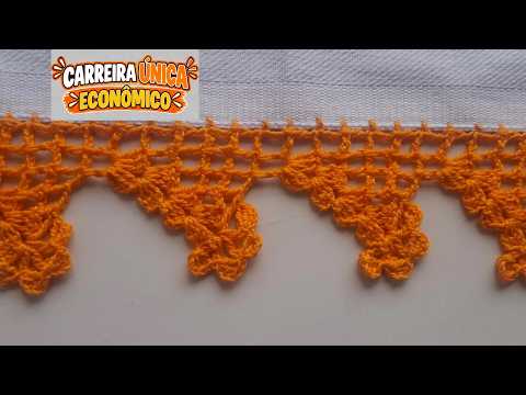 Budget-Friendly Single-Row Crochet Edging | Beautiful and Quick to Make