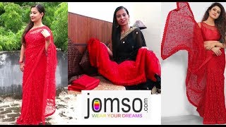 Beautiful Red Saree Haul.