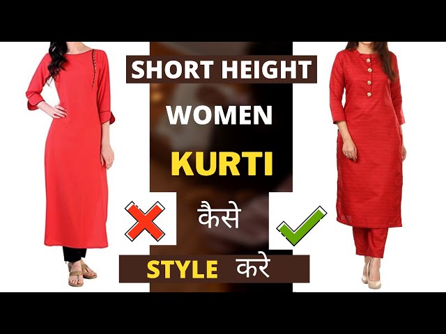 I am a 5'1 ft slim girl. Should I pair long slit kurtas with palazzo pants?  Will it make me look more short? - Quora
