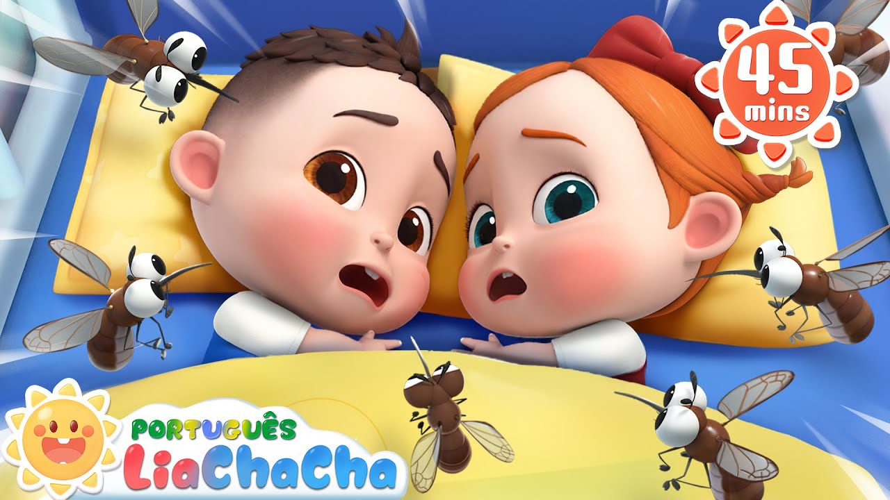 Dez na Cama (Versão Mosquito) | Compilação | LiaChaCha Português - Música Infantil & Canção Infantil
