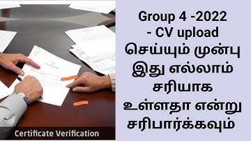 group 4 2022, CV upload details