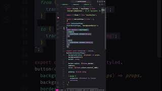 Entenda as principais features do Styled Components #shorts