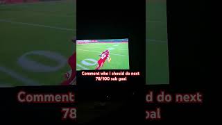 Travis Kelce 99 yards #touchdown #nfl #madden25 #shorts #fyp