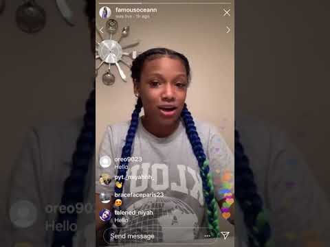 FAMOUS OCEAN TALKS ABOUT HER AND EISHA FIGHT🤣😲😱