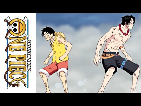 One Piece Season 8, Voyage 3 - Official Clip - Luffy and Ace Team Up!