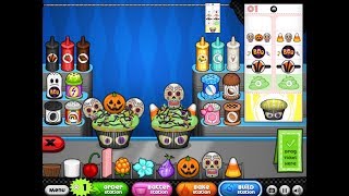Papa's Cupcakeria HD - All Halloween Toppings Unlocked