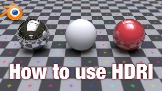 Blender Tutorial | How to use Hdri - BLEND #1