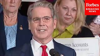 JUST IN: Scott Bessent Holds Press Briefing To Promote Trump Accounts In Harrisburg, Pennsylvania